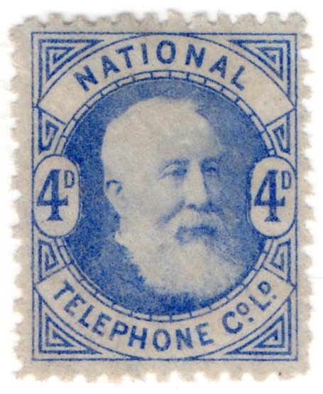 (I.B) National Telephone Company : 4d Blue