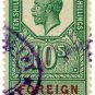 (I.B) George V Revenue : Foreign Bill 10/-