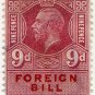 (I.B) George V Revenue : Foreign Bill 9d