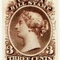 (I.B) Canada Revenue : Bill Stamp 3c (colour trial)