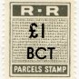 (I.B) Rhodesia Railways : Parcels Stamp &Acirc;&pound;1