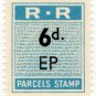 (I.B) Rhodesia Railways : Parcels Stamp 6d