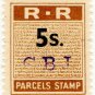 (I.B) Rhodesia Railways : Parcels Stamp 5/-