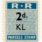(I.B) Rhodesia Railways : Parcels Stamp 2d