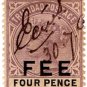 (I.B) Trinidad & Tobago Revenue : Fee Stamp 4d