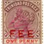 (I.B) Trinidad & Tobago Revenue : Fee Stamp 1d