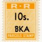 (I.B) Rhodesia Railways : Parcels Stamp 10/-