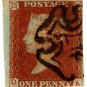 (I.B) QV : SG 8 - Unplated 1d Red (Maltese Cross)