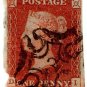 (I.B) QV : SG 8 - Unplated 1d Red ( No 3 Maltese Cross)