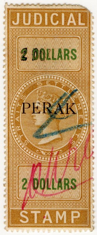 (I.B) Malaya States Revenue : Perak Judicial $2