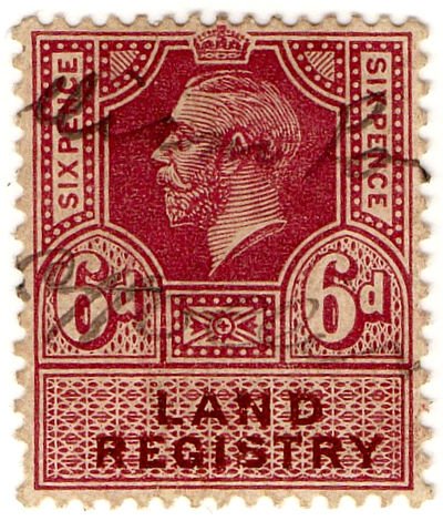 (I.B) George V Revenue : Land Registry 6d