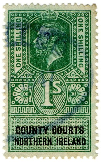 (I.B) George V Revenue : County Courts (Northern Ireland) 1/-