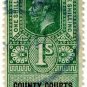 (I.B) George V Revenue : County Courts (Northern Ireland) 1/-