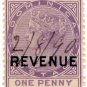 (I.B) Dominica Revenue : Duty Stamp 1d