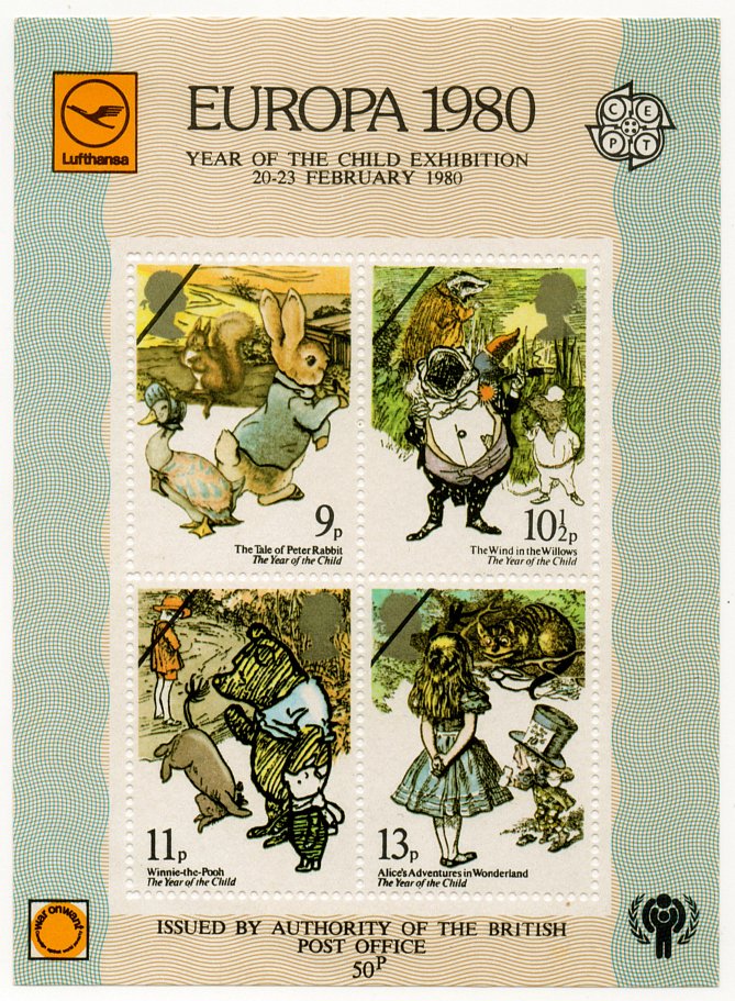 (I.B) Elizabeth II Postal : Year of The Child "Unofficial" Mini-Sheet 1980