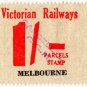 (I.B) Australia - Victoria Railways : Parcels 1/-
