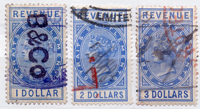 (I.B) Straits Settlements Revenue : Duty Stamp Collection (dollars)