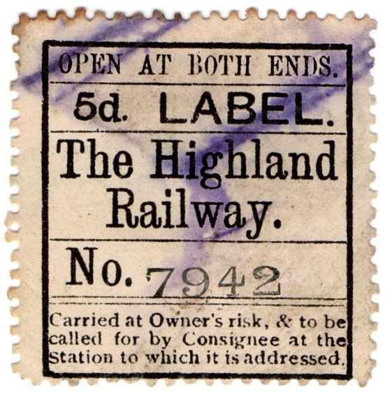 (I.B) The Highland Railway : Newspapers 5d