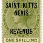 (I.B) St Kitts & Nevis Revenue : Duty 1/-