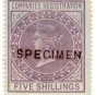 (I.B) QV Revenue : Companies Registration 5/- (1881)