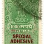 (I.B) India Revenue : Special Adhesive 1000R (1964)