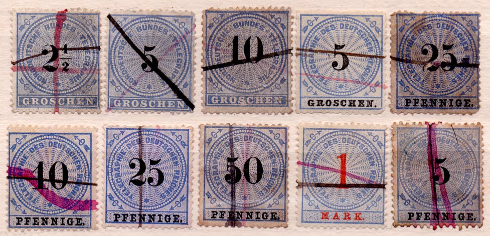 (I.B) Germany Telegraphs : Bundes & Reich Collection