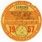 (I.B) GB Revenue : Car Tax Disc (Standard 1957)