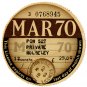 (I.B) GB Revenue : Car Tax Disc (Wolseley 1970)