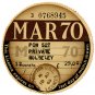 (I.B) GB Revenue : Car Tax Disc (Wolseley 1970)