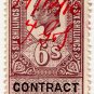 (I.B) Edward VII Revenue : Contract Note 6/- (1910)