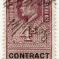 (I.B) Edward VII Revenue : Contract Note 4/- (1902)