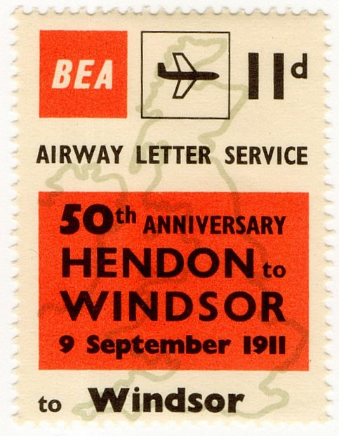 (I.B) Cinderella Collection : BEA Airway Letter Service 11d (50th Anniversary)