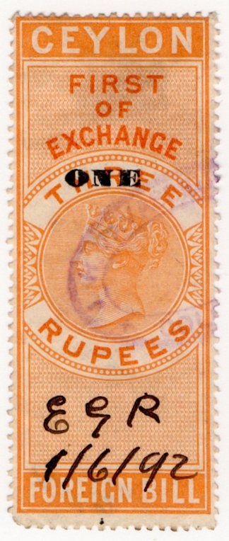 (I.B) Ceylon Revenue : Foreign Bill 1R on 3R
