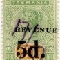 (I.B) Australia - Tasmania Revenue : Stamp Duty 5d on &Acirc;&pound;1