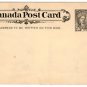 (I.B) Canada Postal : Postcard 1c