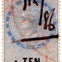 (I.B) Straits Settlements Revenue : Duty Stamp $10