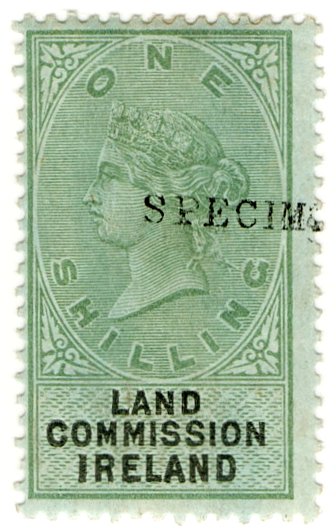 (I.B) QV Revenue : Land Commission Ireland 1/-