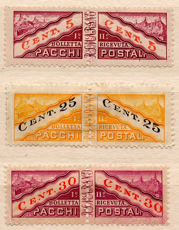 (I.B) Italy Postal : Parcel Post Collection