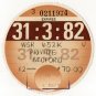 (I.B) GB Revenue : Car Tax Disc (Bedford 1982)
