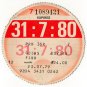 (I.B) GB Revenue : Car Tax Disc (Ford Goods 1980)