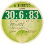 (I.B) GB Revenue : Car Tax Disc (Vauxhall 1983)