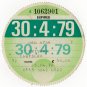 (I.B) GB Revenue : Car Tax Disc (Chrysler 1979)