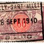 (I.B) Belgium Railways : Parcels 60c (Gilly-Sart-Allet 1910)