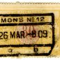 (I.B) Belgium Railways : Parcels 80c (Mons 1909)