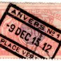 (I.B) Belgium Railways : Parcels 50c (Anvers 1912)