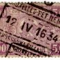 (I.B) Belgium Railways : Parcels 5 Fr (Bruxelles 1934)