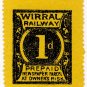 (I.B) Wirral Railway : Newspapers 1d