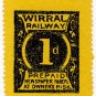 (I.B) Wirral Railway : Newspapers 1d