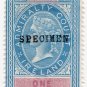 (I.B) QV Revenue : Admiralty Court Ireland 1/- (1881)