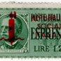 (I.B) Italy Postal : Express Delivery 1.25L (Republican overprint)